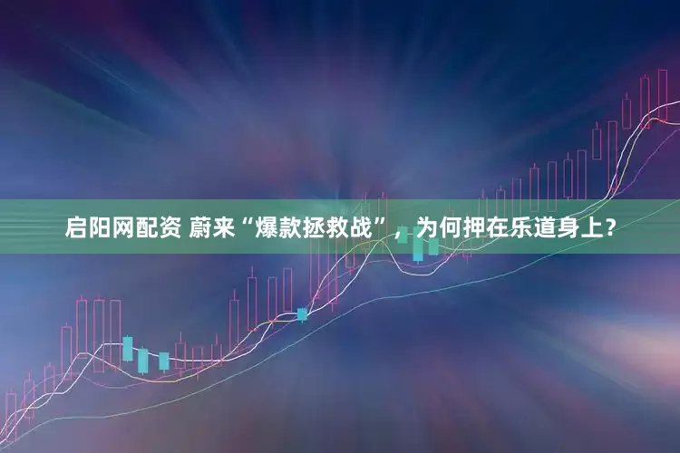 启阳网配资 蔚来“爆款拯救战”，为何押在乐道身上？