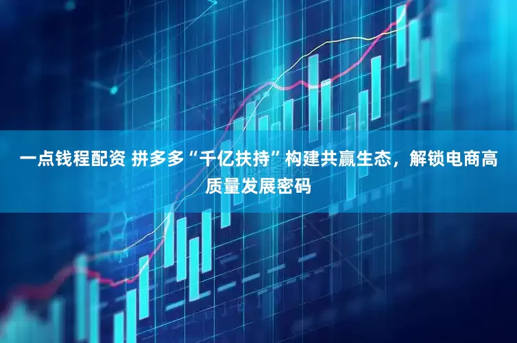 一点钱程配资 拼多多“千亿扶持”构建共赢生态，解锁电商高质量发展密码